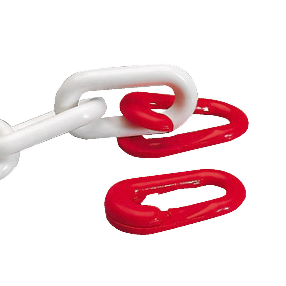 2 anneaux brisés rouges diamètre 8 mm