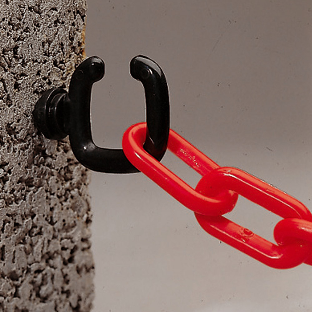 2 anneaux à vis noirs 50 x 50 mm