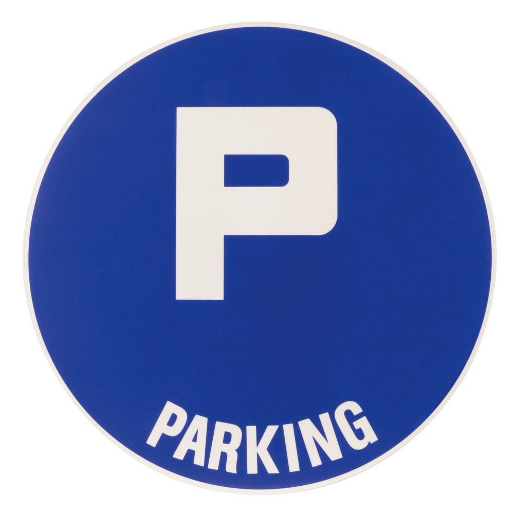 Disque de signalisation parking ø 45 cm