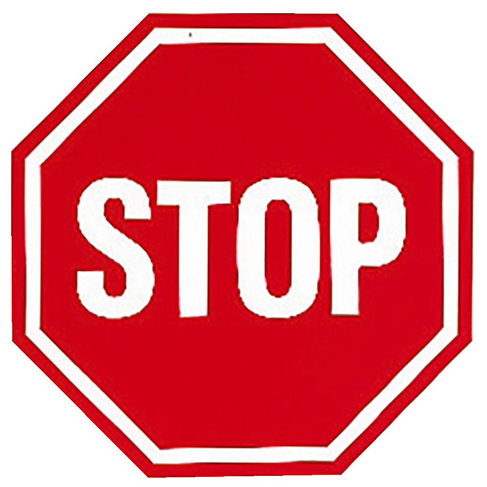 Disque de signalisation STOP ø 30 cm