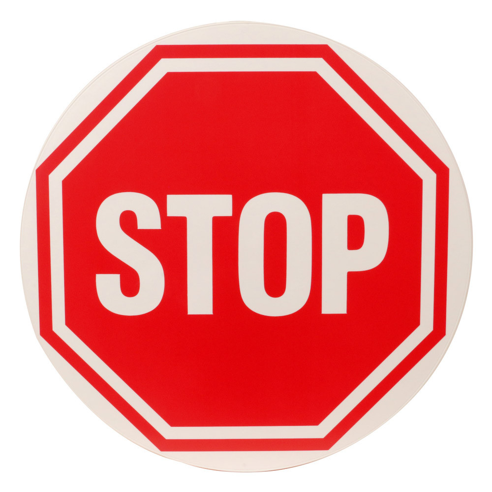 Disque de signalisation STOP ø 45 cm