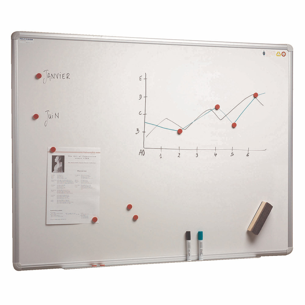 Tableau blanc laqué 90 x 120 cm