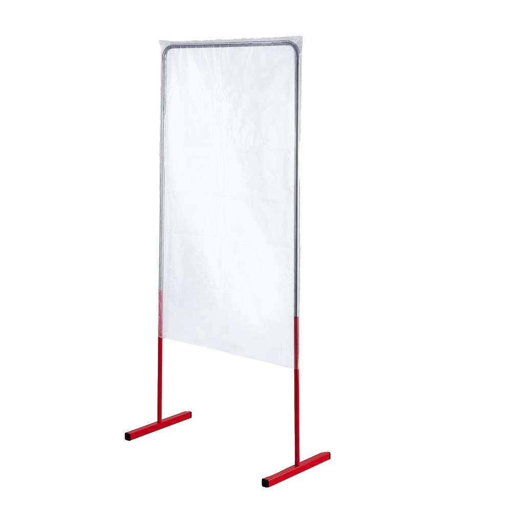 Barrière écran sur pied de bureau ou atelier