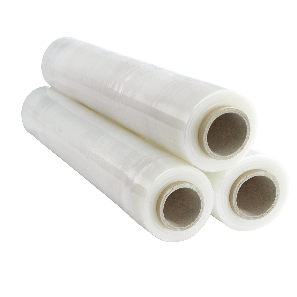 6 bobines film étirable transparent 20 microns 300m x 450 mm