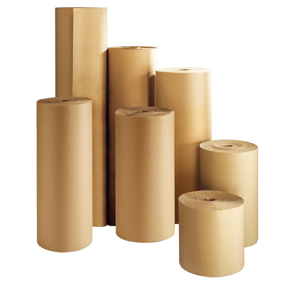 Rouleau de carton ondulé 50 m x 100 cm Qualité 450 g/m²