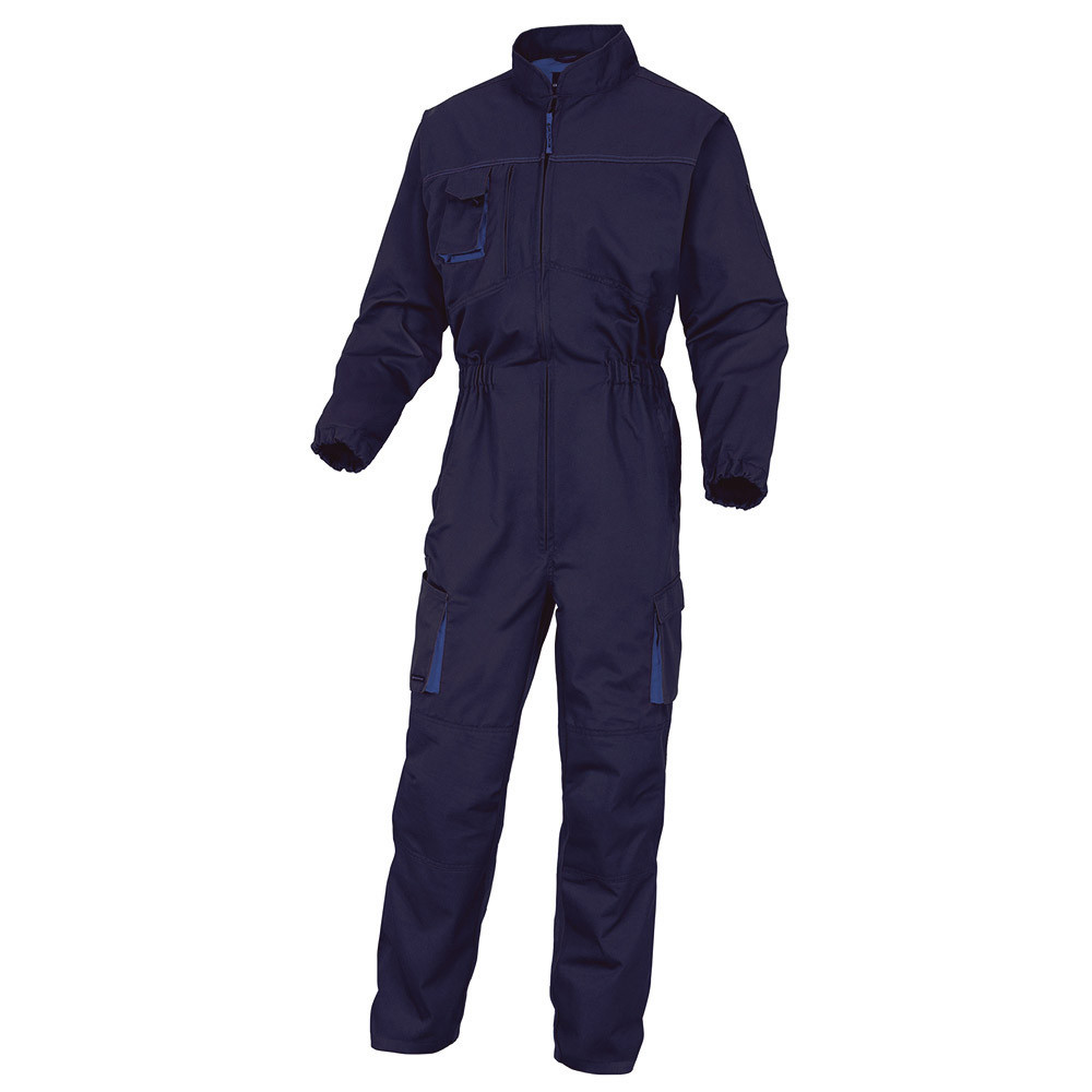 Combinaison de travail en polycoton bleu Delta Plus Mach2, taille M
