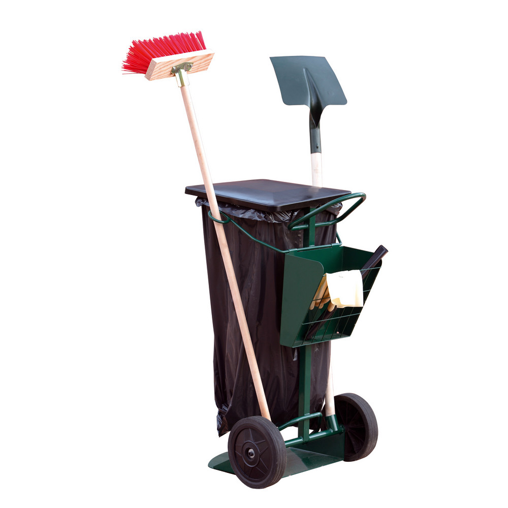 Chariot de voirie pour sac poubelle de 150 L
