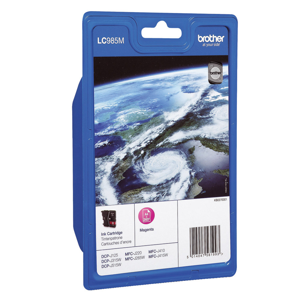 Cartouche Brother LC985M magenta pour imprimantes jet d'encre