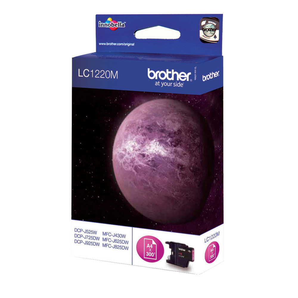 Cartouche Brother LC1220M magenta pour imprimantes jet d'encre