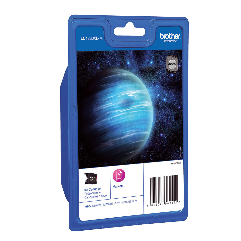 Cartouche Brother LC1280XLM magenta pour imprimantes jet d'encre