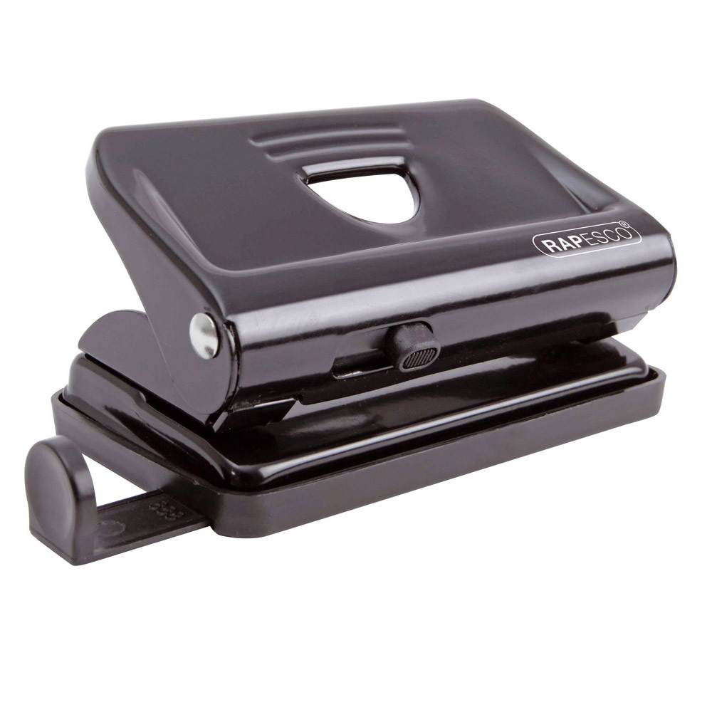 Perforateur 2 trous 810 en métal Rapesco coloris noir