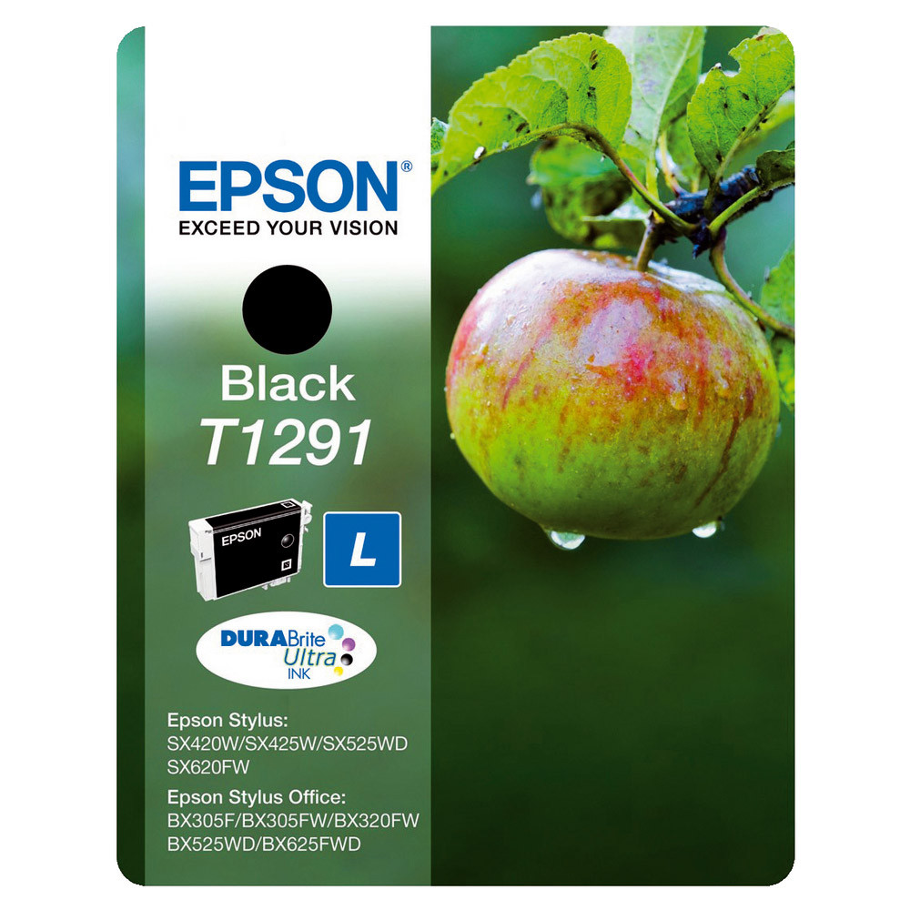 Cartouche Epson T1291 noir pour imprimantes jet d'encre