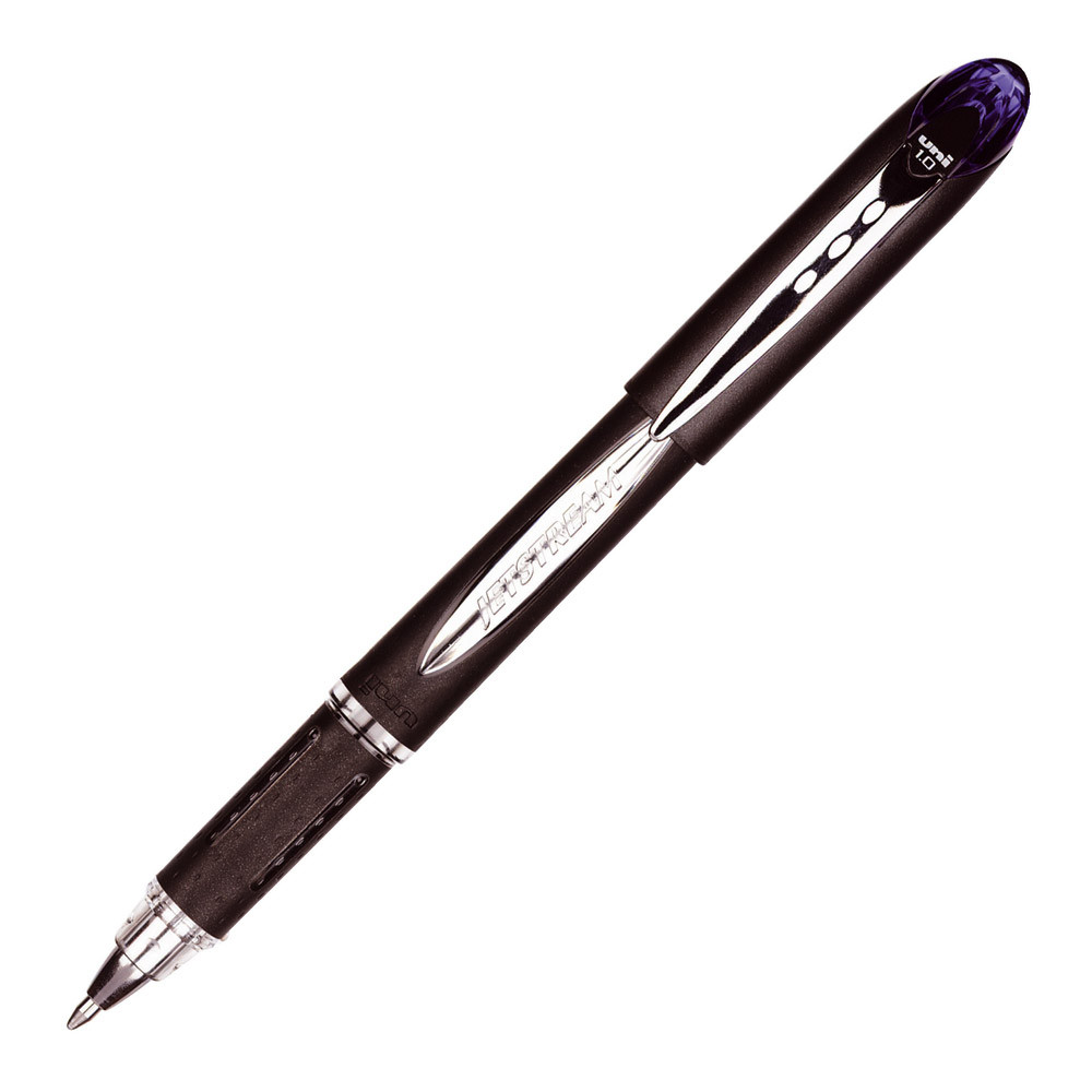 2 stylos-bille Uni-ball Jetstream coloris bleu