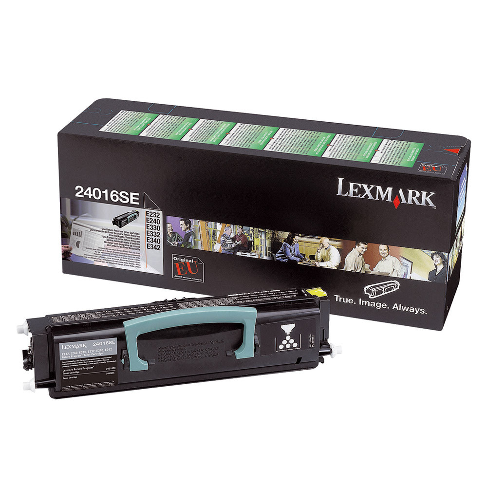 Toner Lexmark n°24016SE noir pour imprimantes laser