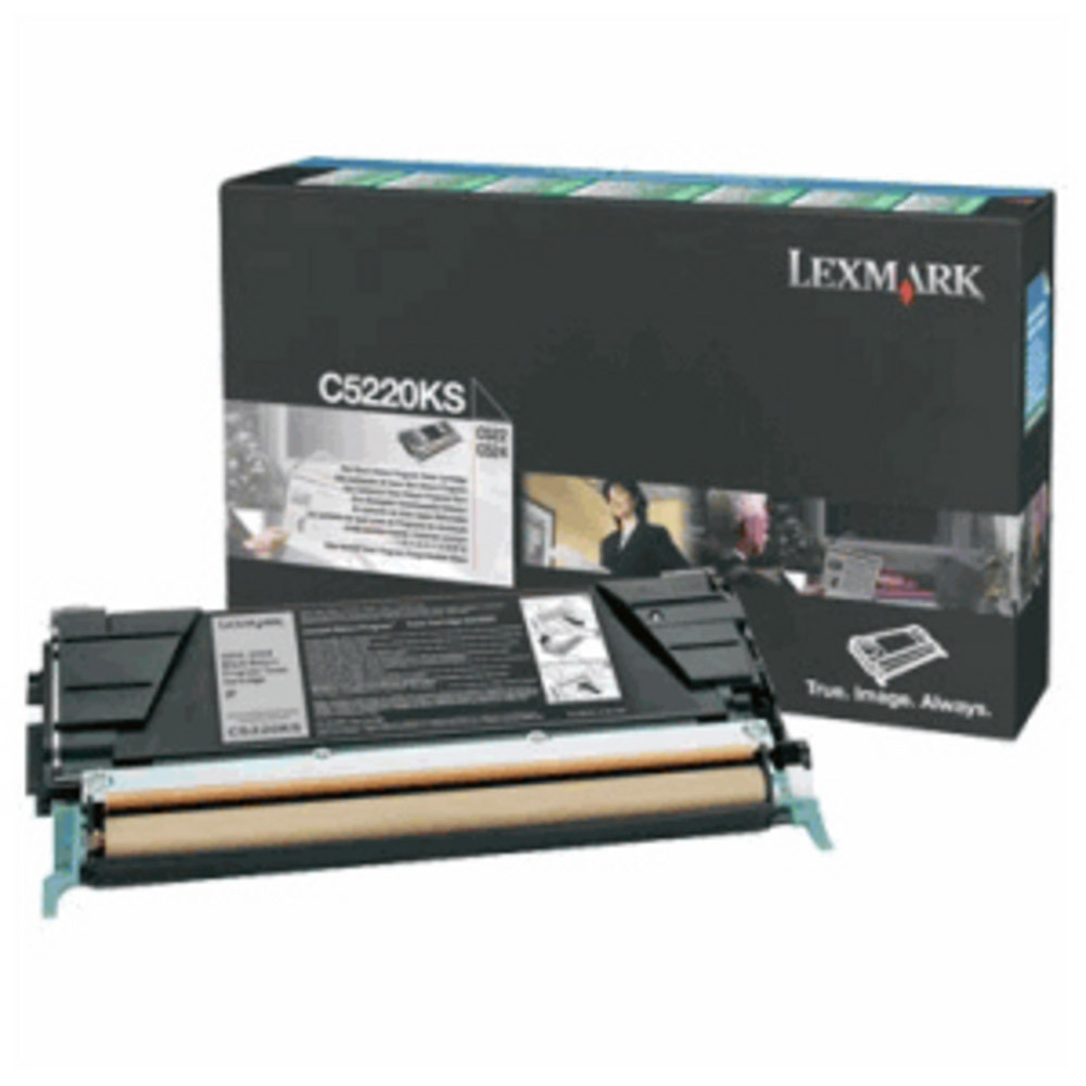 Toner Lexmark n°C5220KS noir pour imprimantes laser