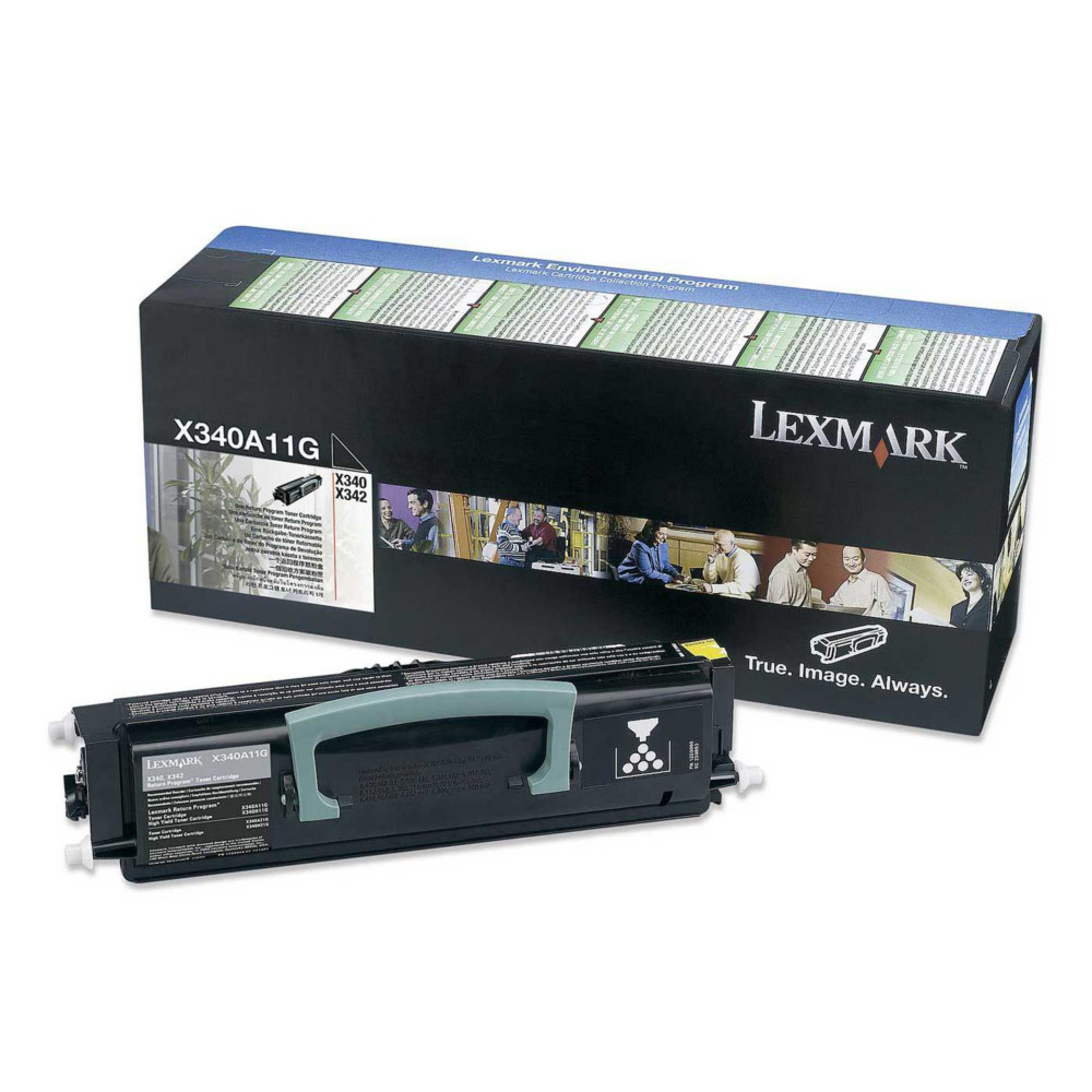 Toner Lexmark n° X340A11G noir pour imprimantes laser