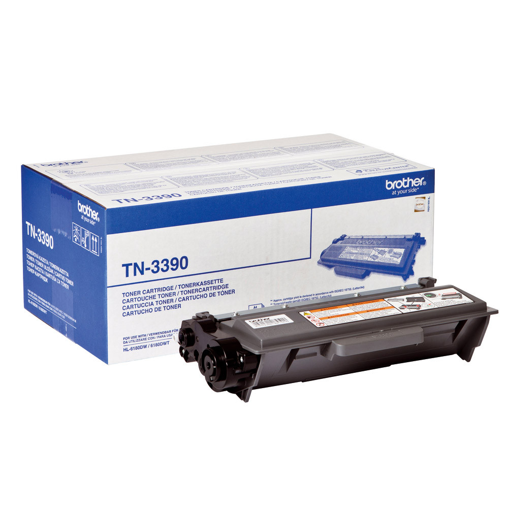 Toner Brother TN 3390 noir pour imprimantes laser