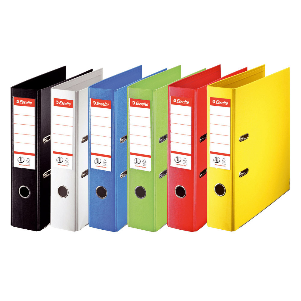 10 classeurs à levier n°1 Power coloris Assortis classique