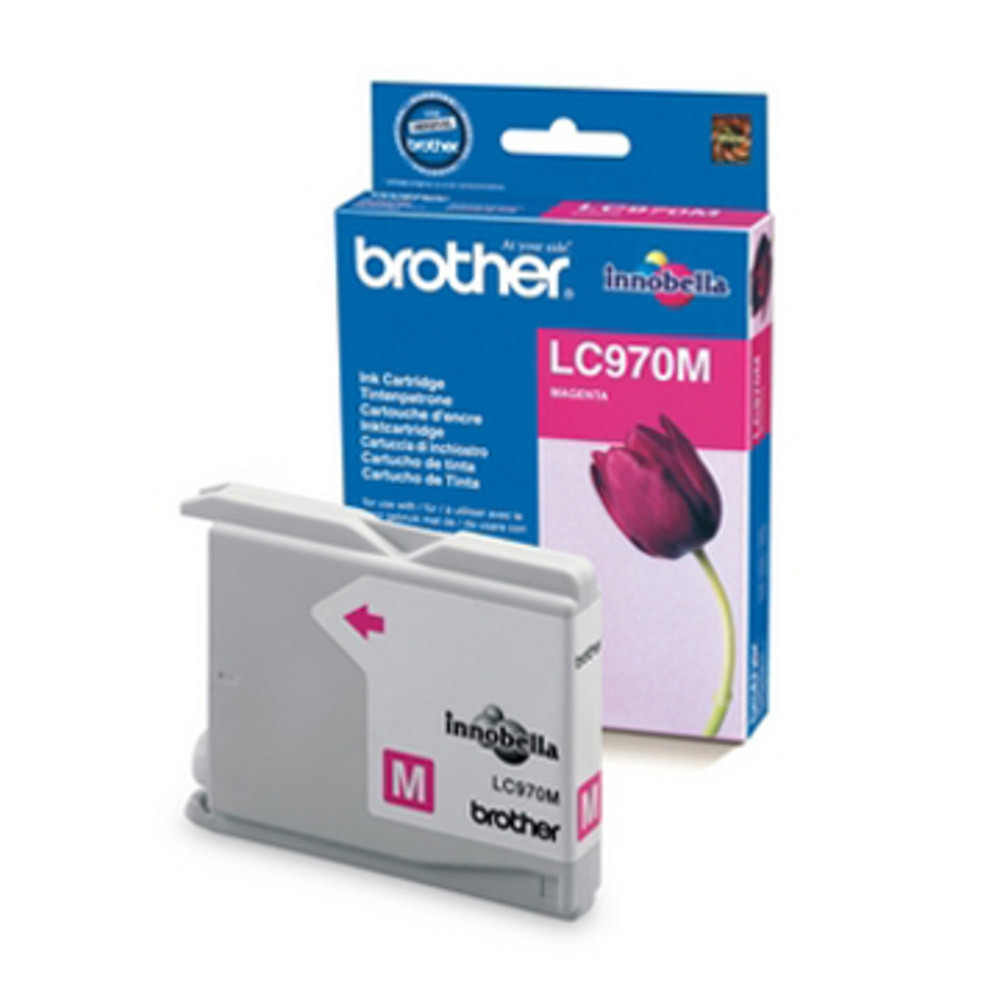 Cartouche Brother LC970M magenta pour imprimantes jet d'encre