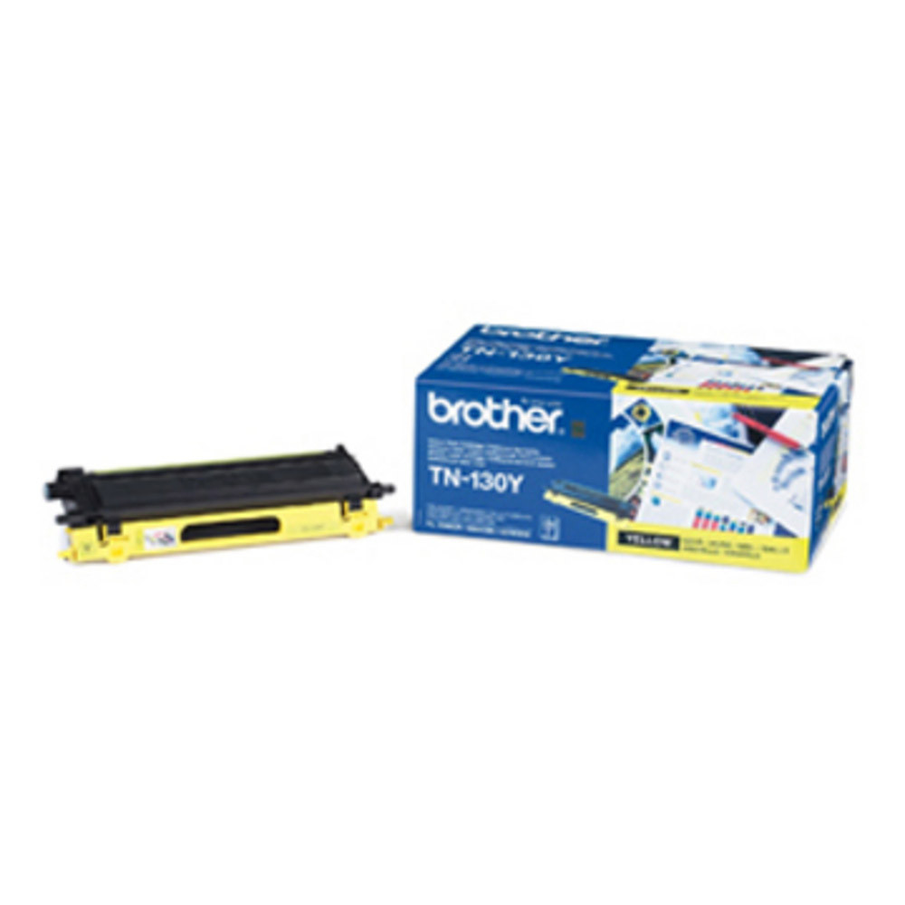 Toner Brother TN 130Y jaune pour imprimantes laser