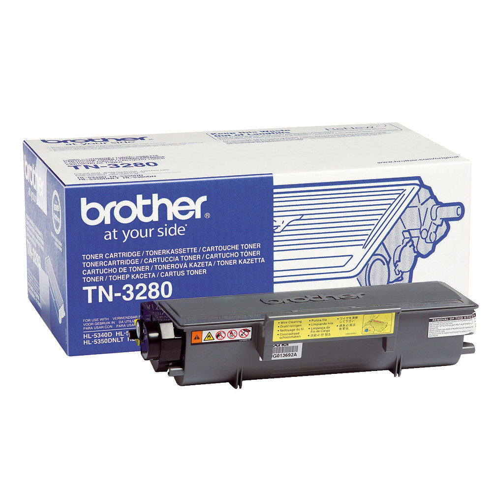 Toner Brother TN 3280 noir pour imprimantes laser