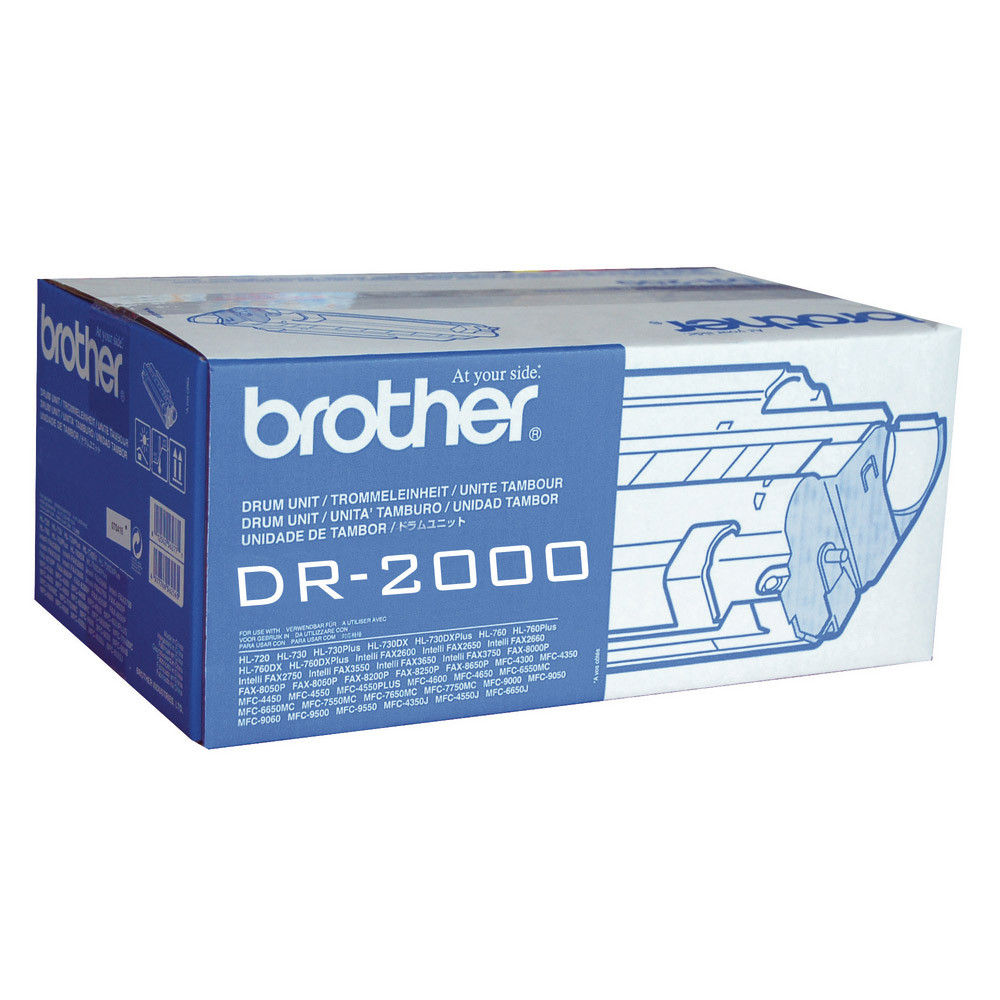 Tambour Brother DR-2000 noir pour imprimantes laser