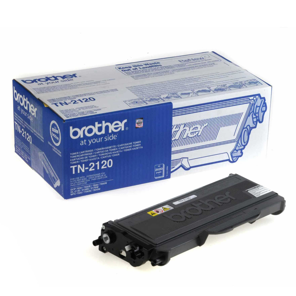 Toner Brother TN 2120 noir pour imprimantes laser