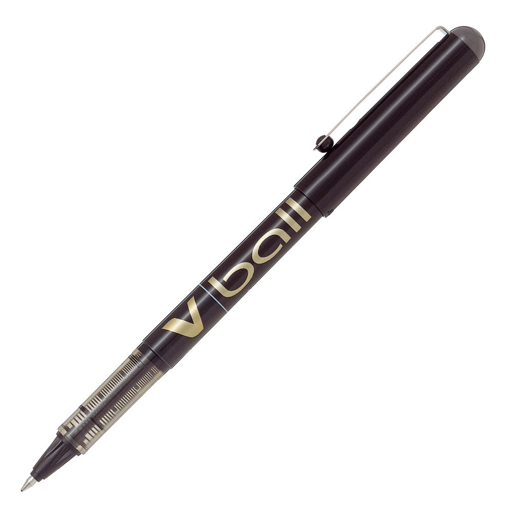 2 stylos roller V-Ball 07 Pilot coloris noir