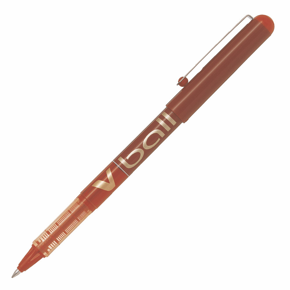 2 stylos roller V-Ball 07 Pilot coloris rouge