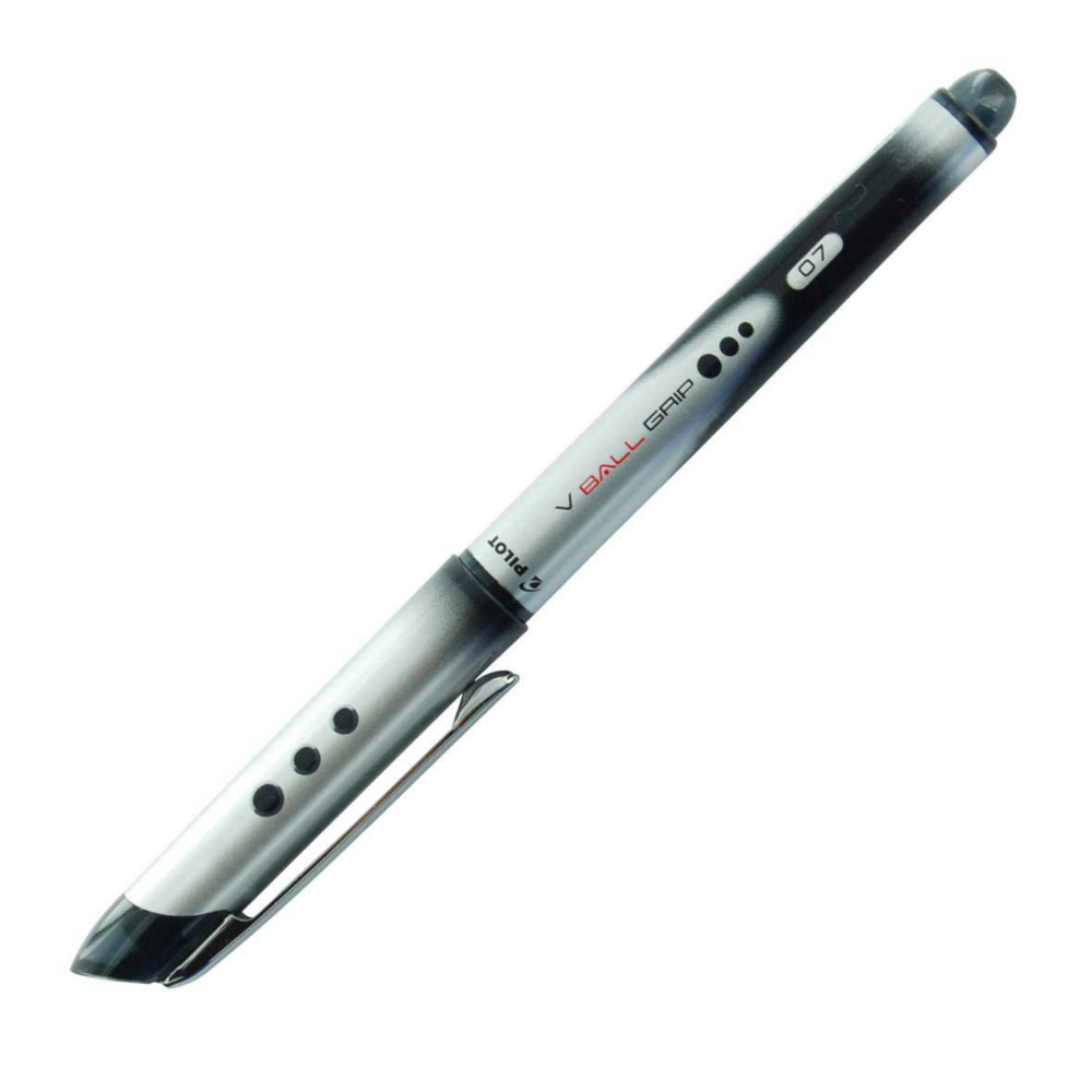 2 stylos roller V-Ball grip 07 Pilot coloris noir