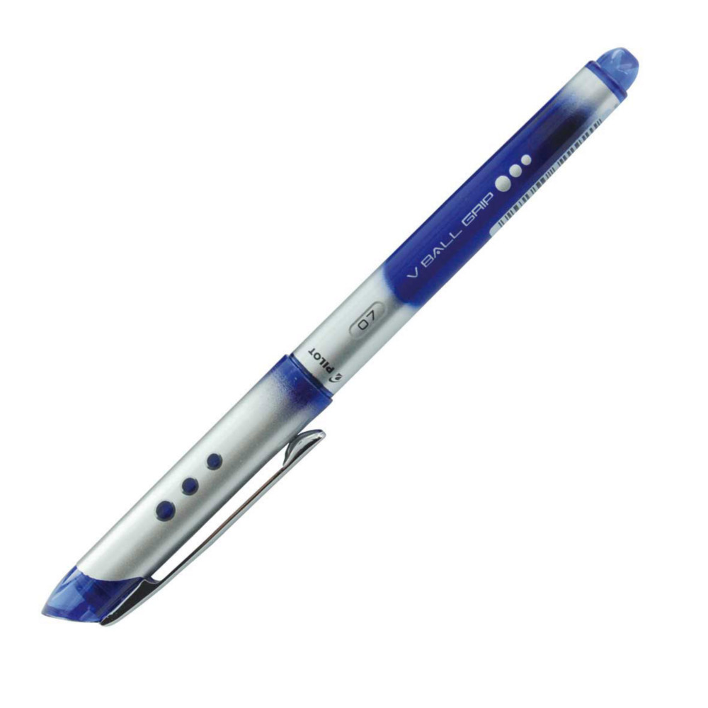 2 stylos roller V-Ball grip 07 Pilot coloris bleu