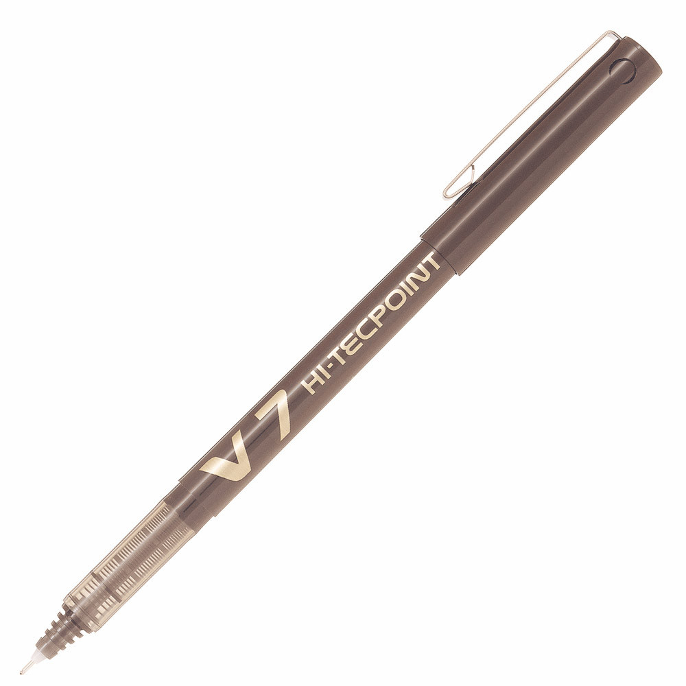 2 stylos rollers V-Ball 07 Hi- Tecpoint Pilot coloris noir