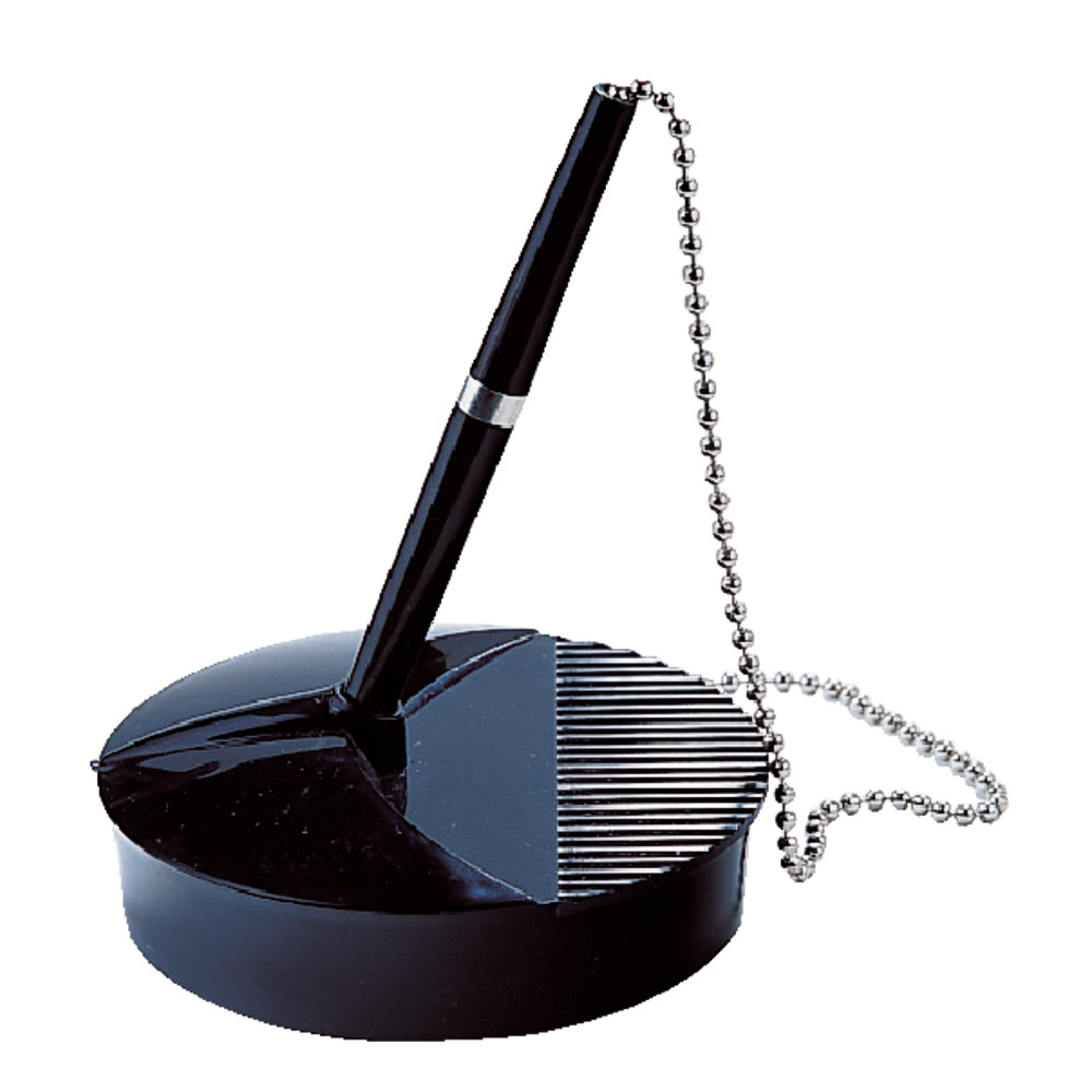 Stylo sur socle Fellowes coloris noir encre bleue