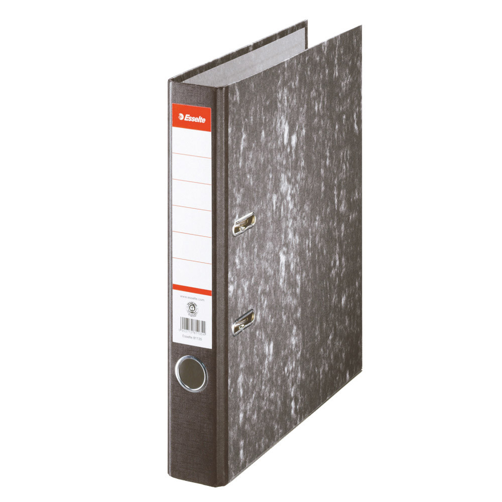 25 classeurs à levier dos 5 cm Esselte coloris anthracite