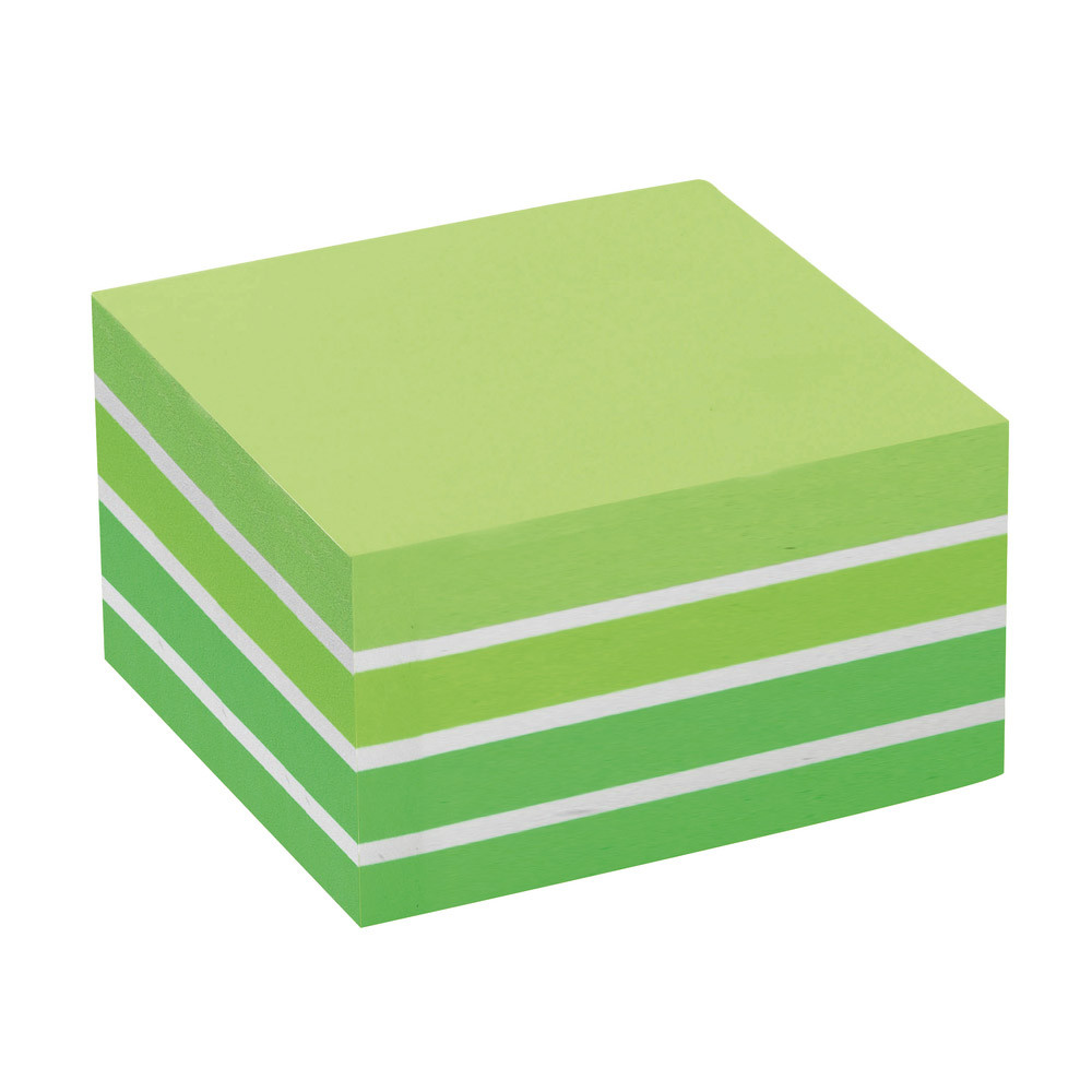 Bloc Post-it® 3 M format 76 x 76 coloris aquarelle vert