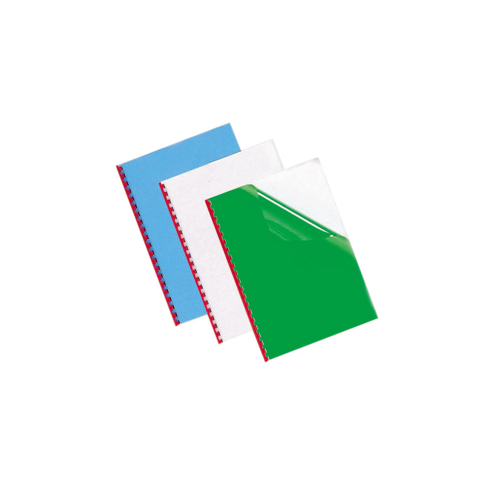 100 couvertures transparentes vertes 20/100e