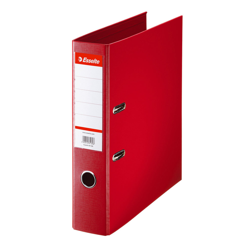 10 classeurs à levier Esselte coloris rouge