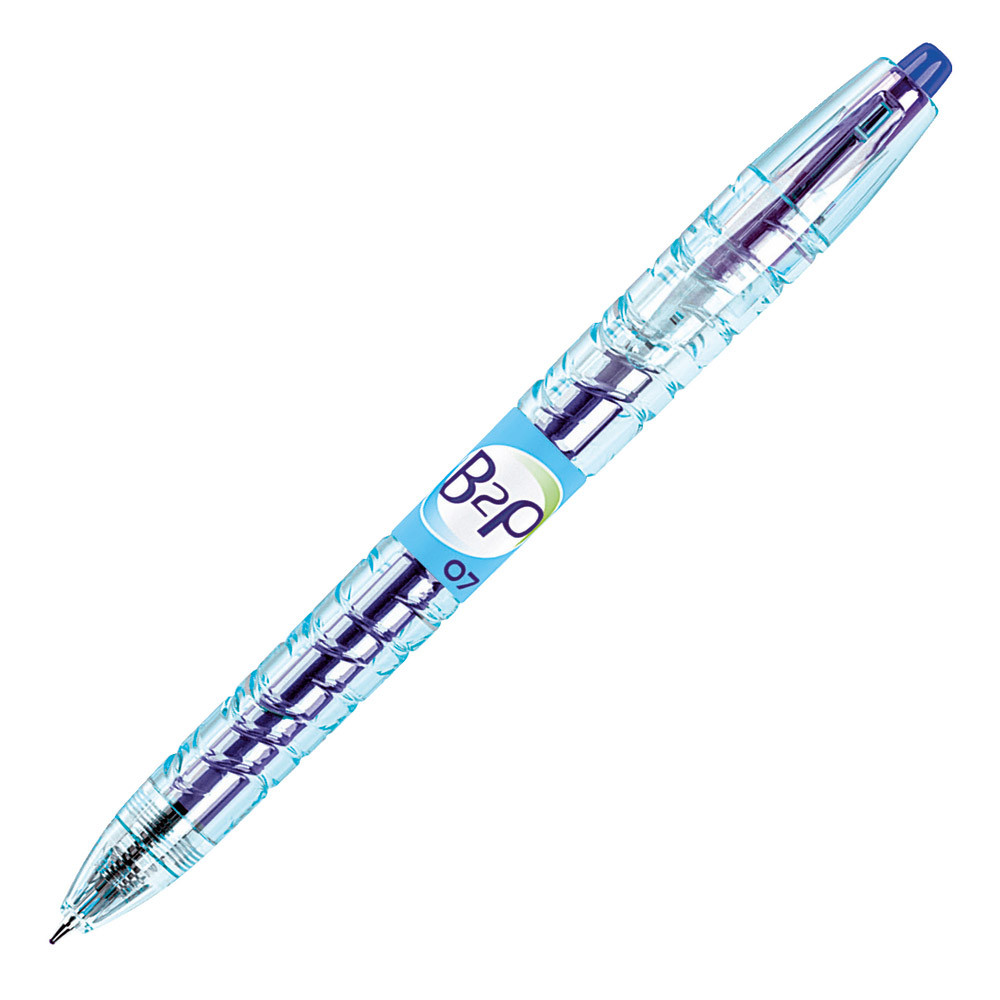 2 stylos-bille Pilot Begreen B2P 07 coloris bleu