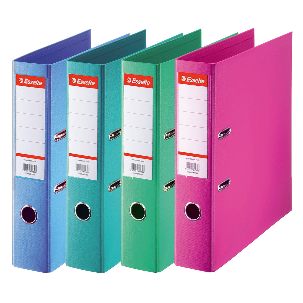 10 classeurs à levier Esselte coloris assortis fun