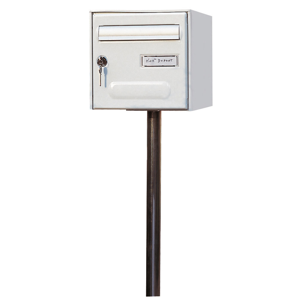 Poteau de fixation pour boite aux lettres Decayeux