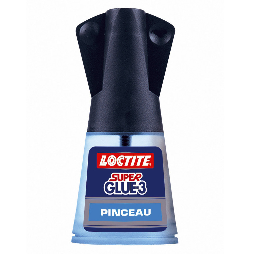 Colle forte liquide Loctite Super Glue 3 - Pinceau 5 g - collage permanent