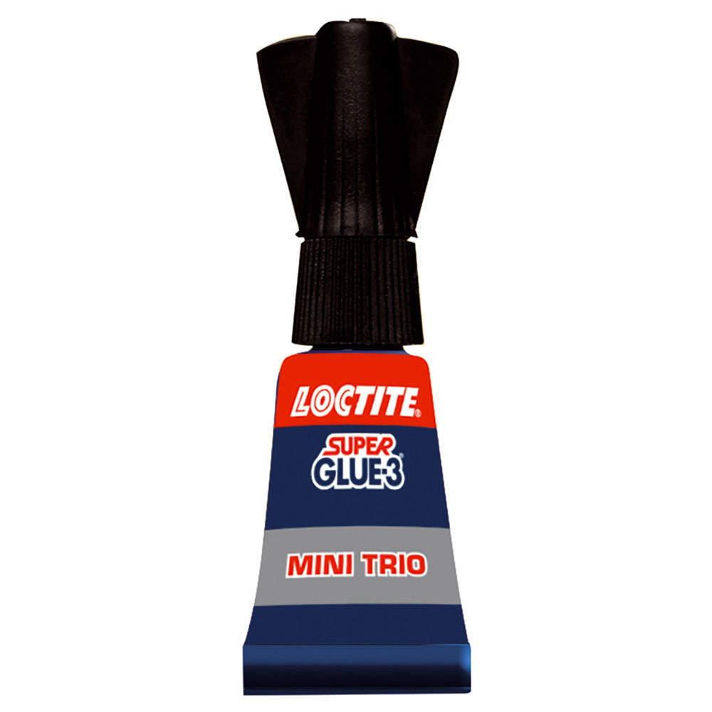 Colle forte liquide Loctite Super Glue 3 - Mini trio 3 x 1 g - collage permanent
