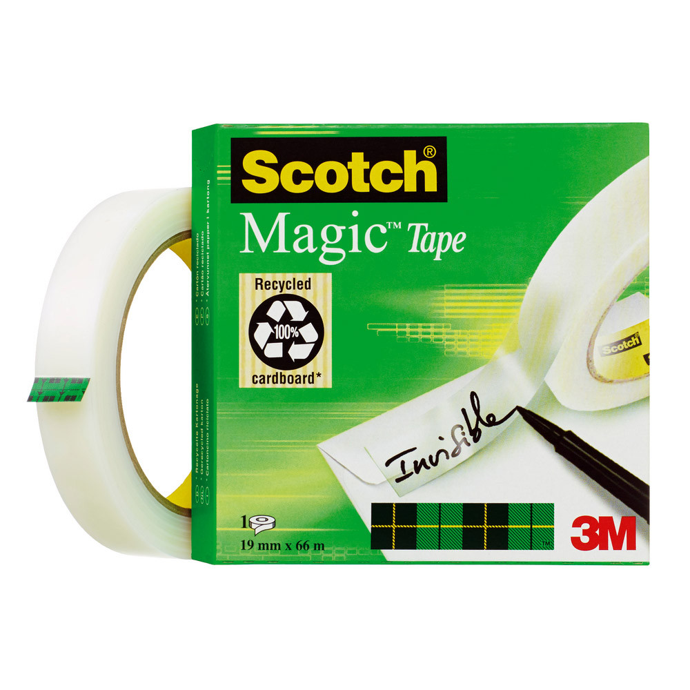 6 rubans Magic invisible Scotch® 19 mm x 66 m