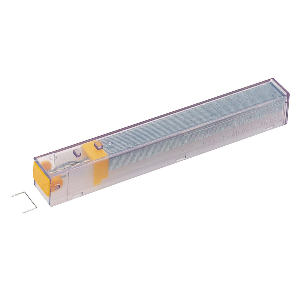 5 cartouches de 210 agrafes coloris jaune pour agrafeuse Leitz 5551