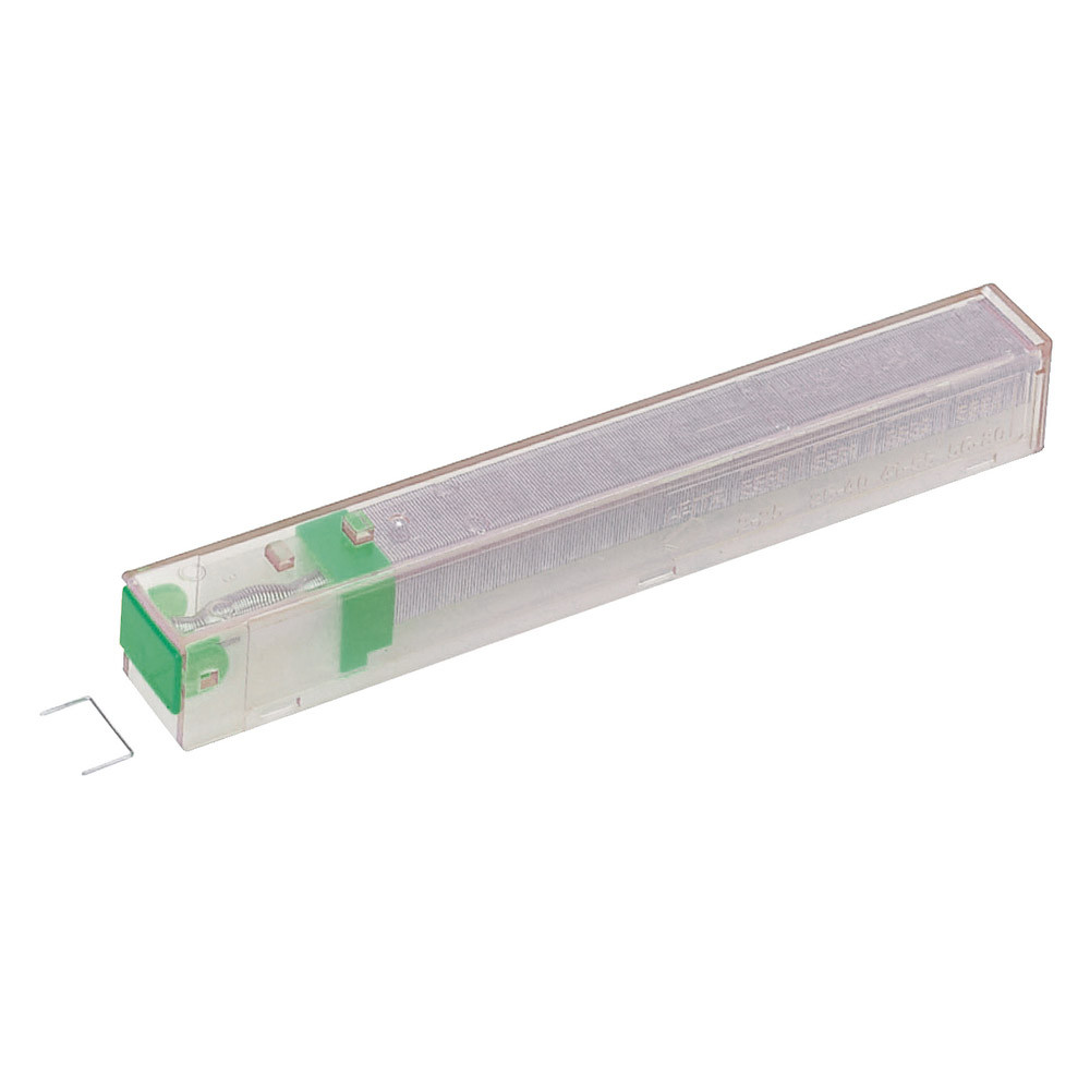 5 cartouches de 210 agrafes coloris vert pour agrafeuse Leitz 5551