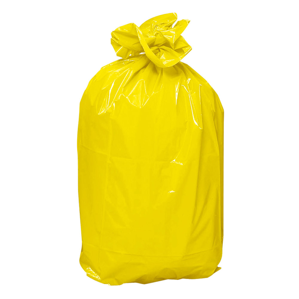 Sacs poubelles jaune 110 L, le lot de 100
