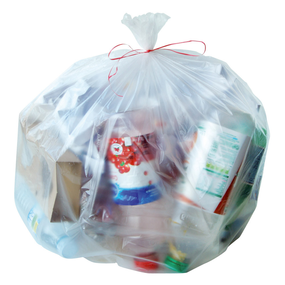 500 Sacs translucides 1er prix 50 L