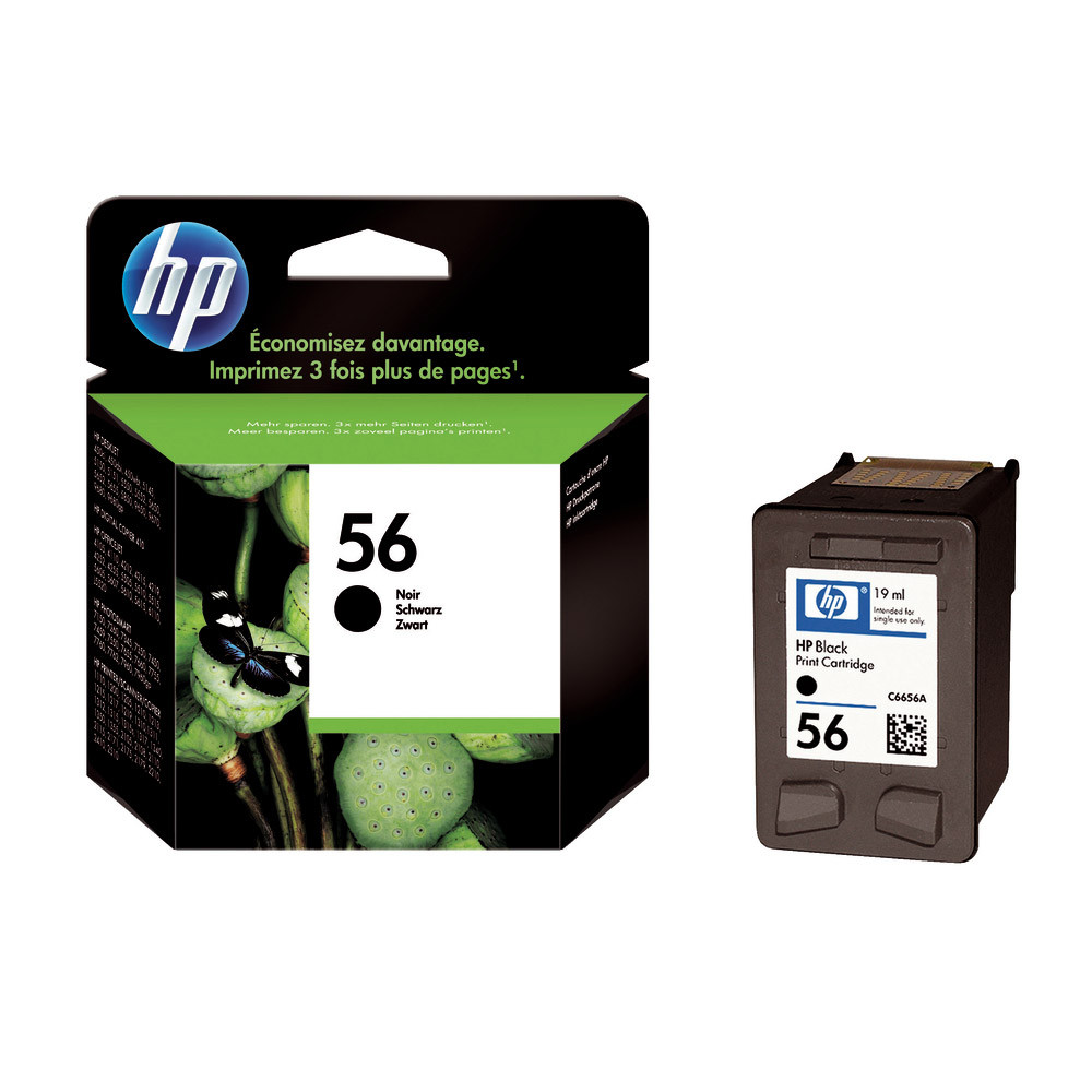 Cartouche HP 56 noir pour imprimantes jet d'encre