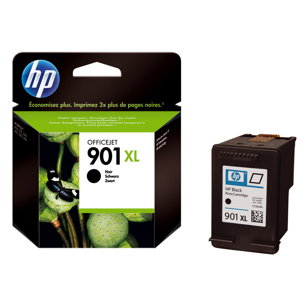 Cartouche HP 901 XL noir pour imprimantes jet d'encre