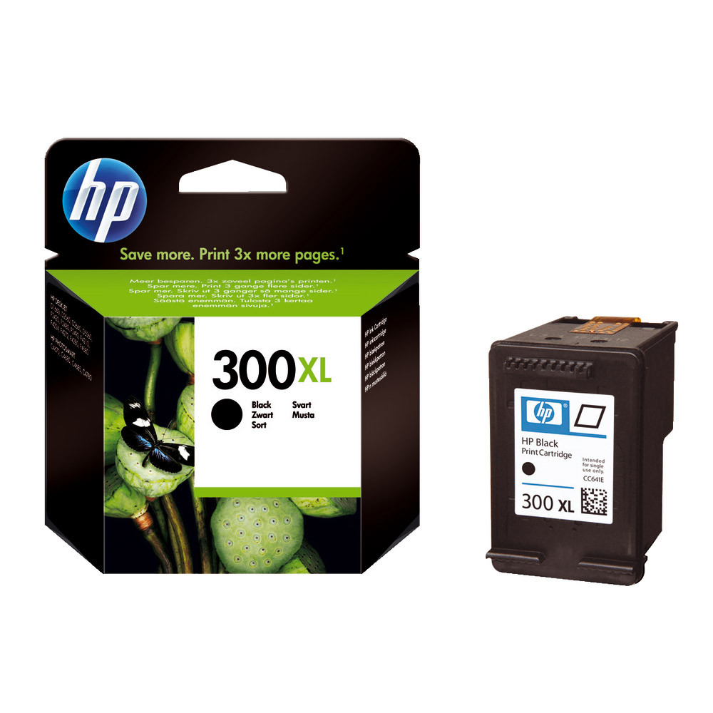 Cartouche HP 300 XL noir pour imprimantes jet d'encre